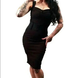 Switchblade Stiletto Black Darling Dress Small S